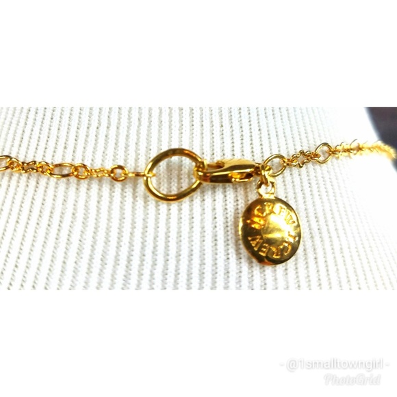 J. Crew enameled floral pendant necklace 10" drop - Picture 5 of 6